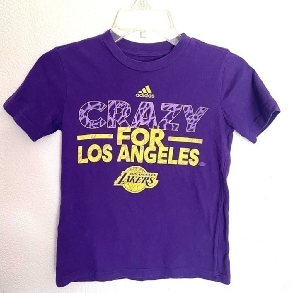 ADIDAS “CRAZY FOR LAKERS” NBA Graphic t-shirt -8